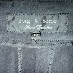 Rag & Bone Black Silky Pants Size 10